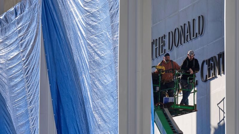 Featured image for Kennedy Center Unveils New Signage Featuring Trump's Name