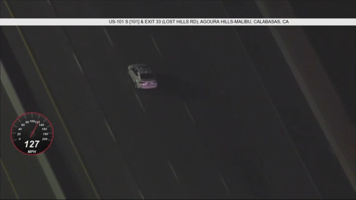 High-speed chase ends in pedestrian collision as stolen vehicle suspect crashes in Gardena