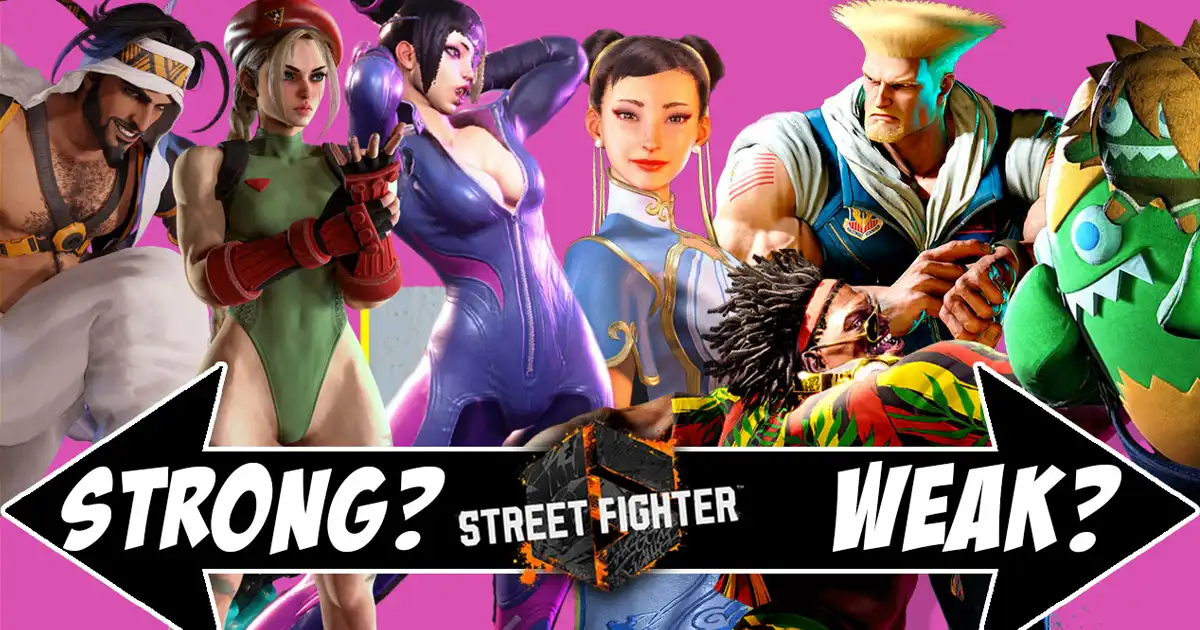 Featured image for "Decoding the Challenging Task of Ranking Street Fighter 6's Top 10 Characters"