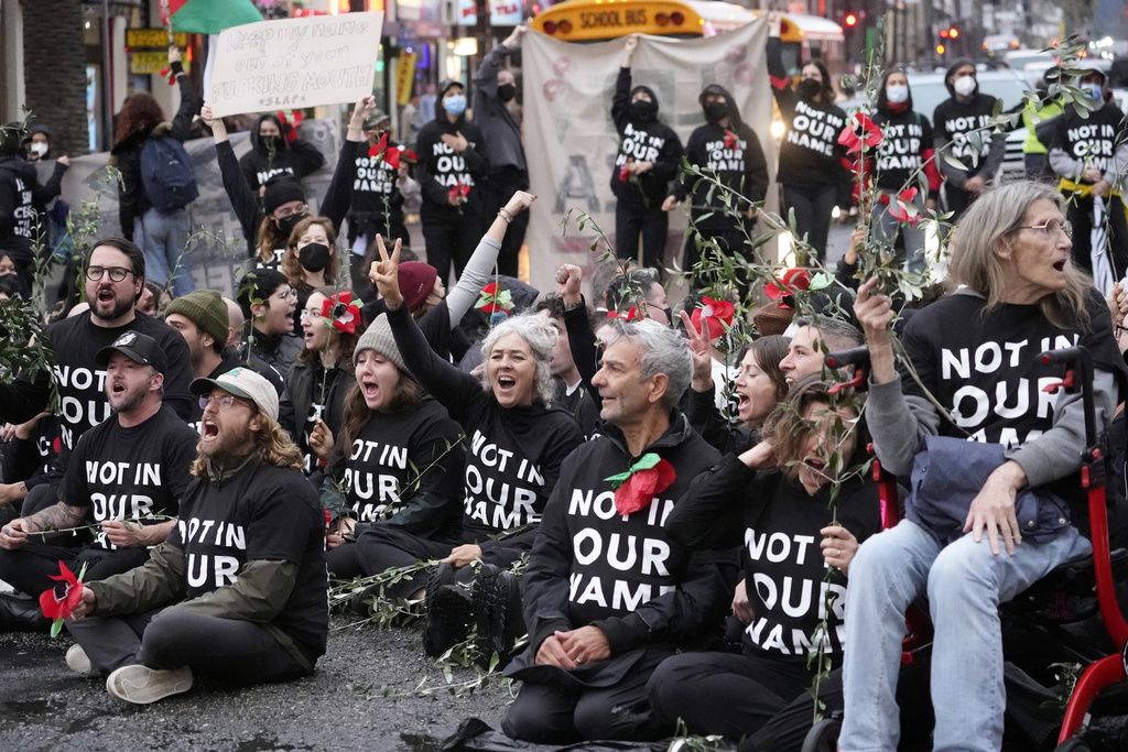 Protest Group Shuts Down Hollywood and Highland Intersection Over Gaza Ceasefire