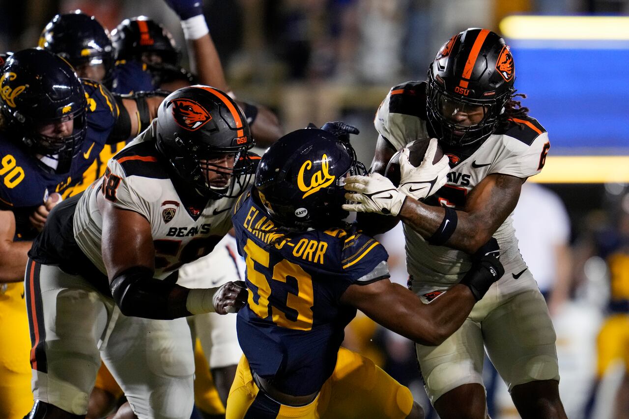 Oregon State's Offense Shines in 52-40 Victory over California