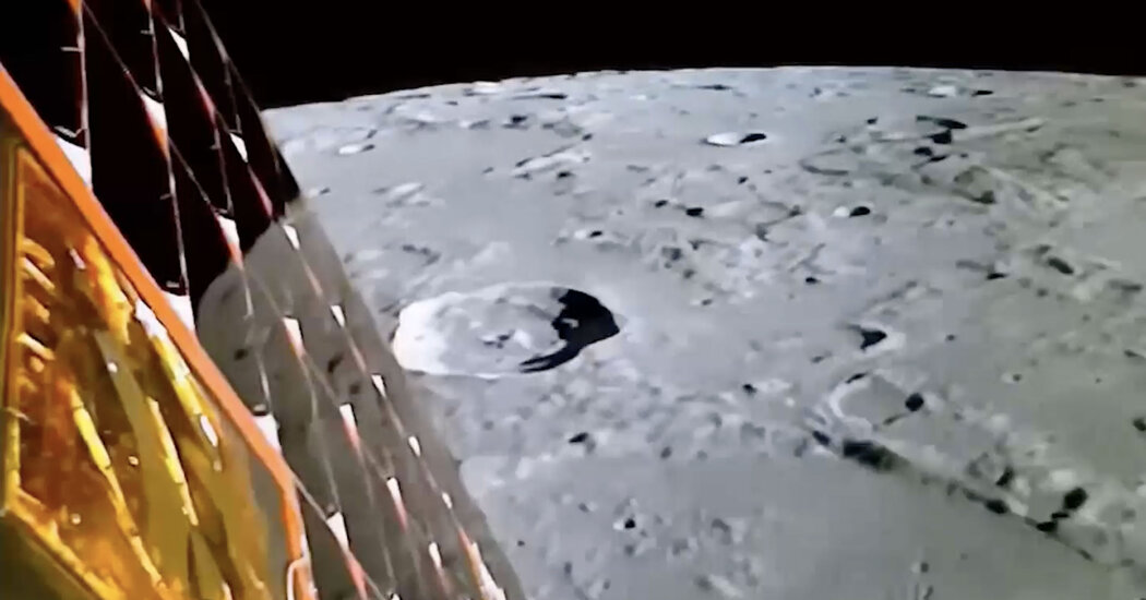 Featured image for India's Chandrayaan-3: Captivating Footage and Success in Lunar Exploration