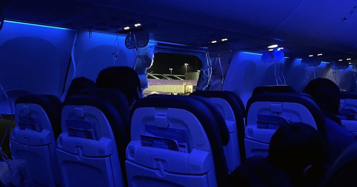 Featured image for "Mid-Air Chaos: Alaska Airlines Jet Loses Piece, Prompts Emergency Response"