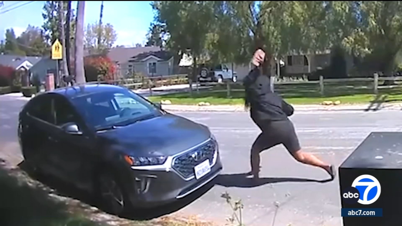 Featured image for Rampage in LA: Woman Smashes Parked Cars with Brick