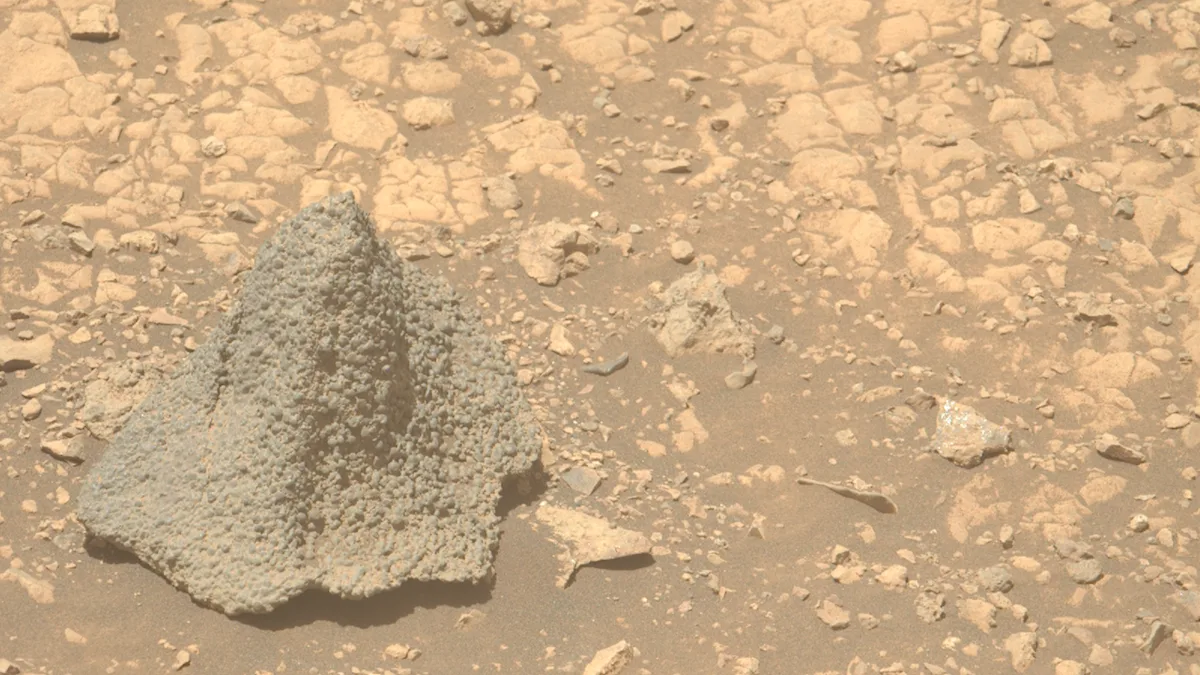 Featured image for NASA's Perseverance Rover Captures Mysterious 'Helmet' on Mars