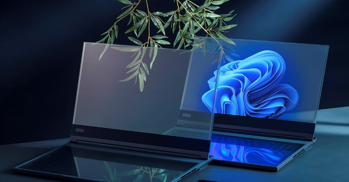 Featured image for "Lenovo Unveils Transparent OLED Laptop Concept for MWC 2024"