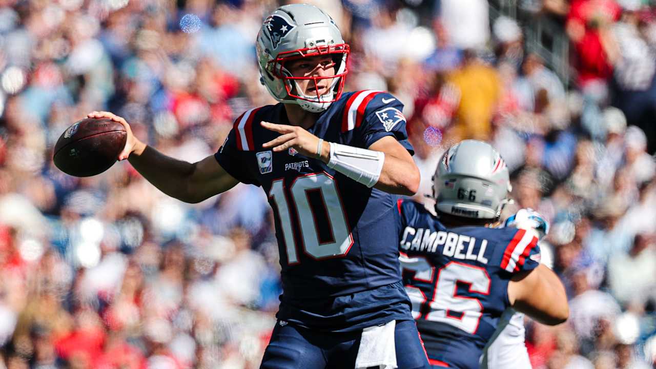 Featured image for Patriots QB Drake Maye Shines in Early NFL Season
