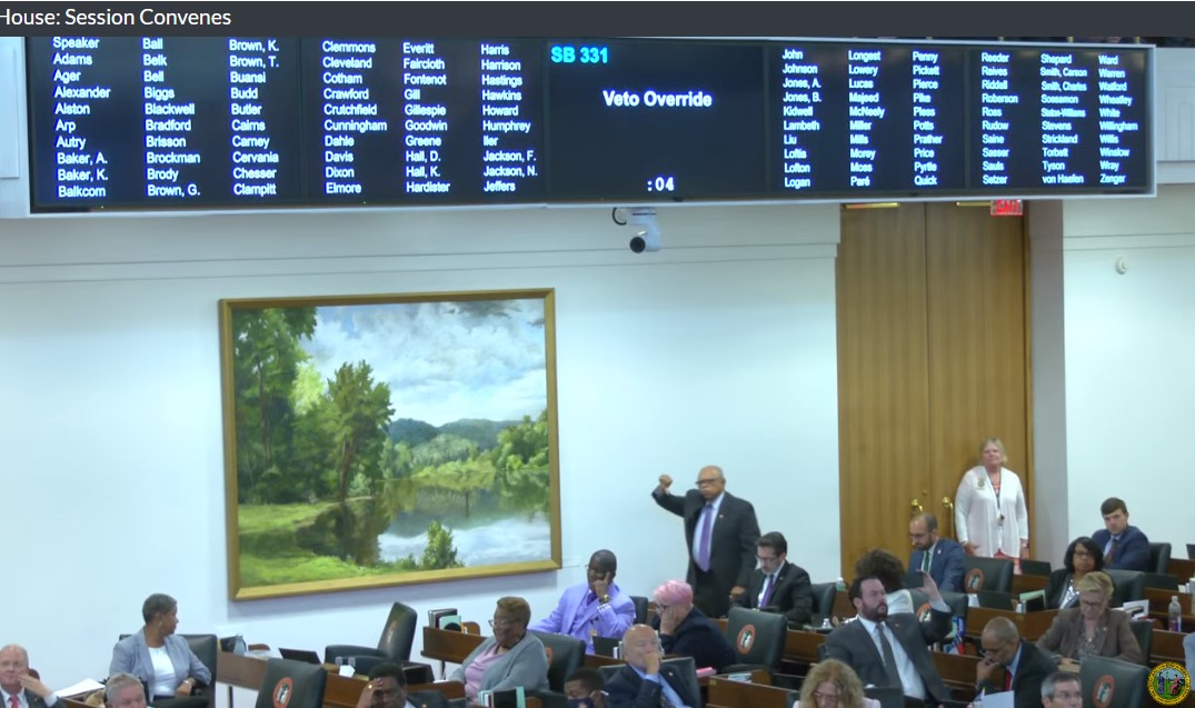 Featured image for North Carolina House Overrides Six Vetoes After Intense Debate