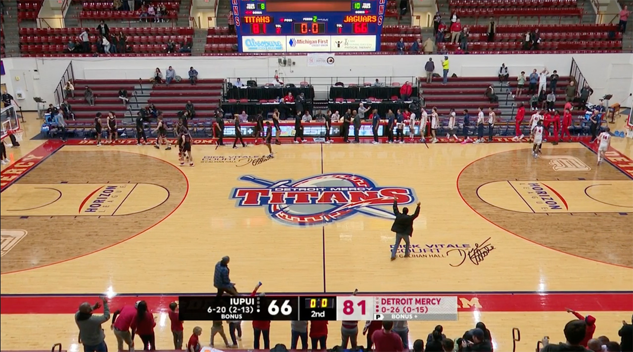 "Detroit Mercy Ends 27-Game Losing Streak with Victory Over IUPUI"