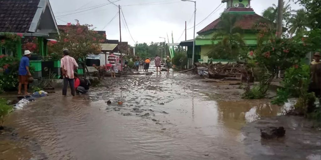 Indonesia's Devastating Lahar Swallows Bridges Amidst Heavy Rain and Volcanic Activity