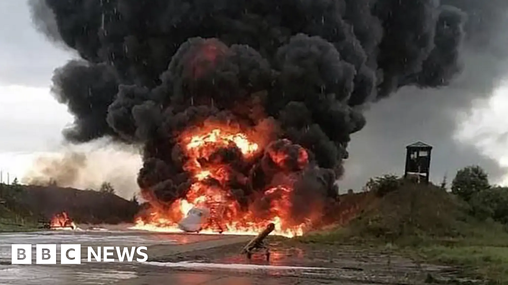 Ukrainian Drone Achieves Historic Victory, Obliterating Russian Supersonic Bomber