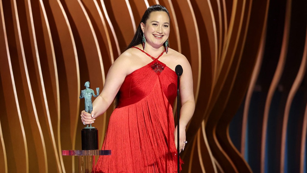 Featured image for "Lily Gladstone's Historic SAG Awards Win Inspires Authenticity in Hollywood"