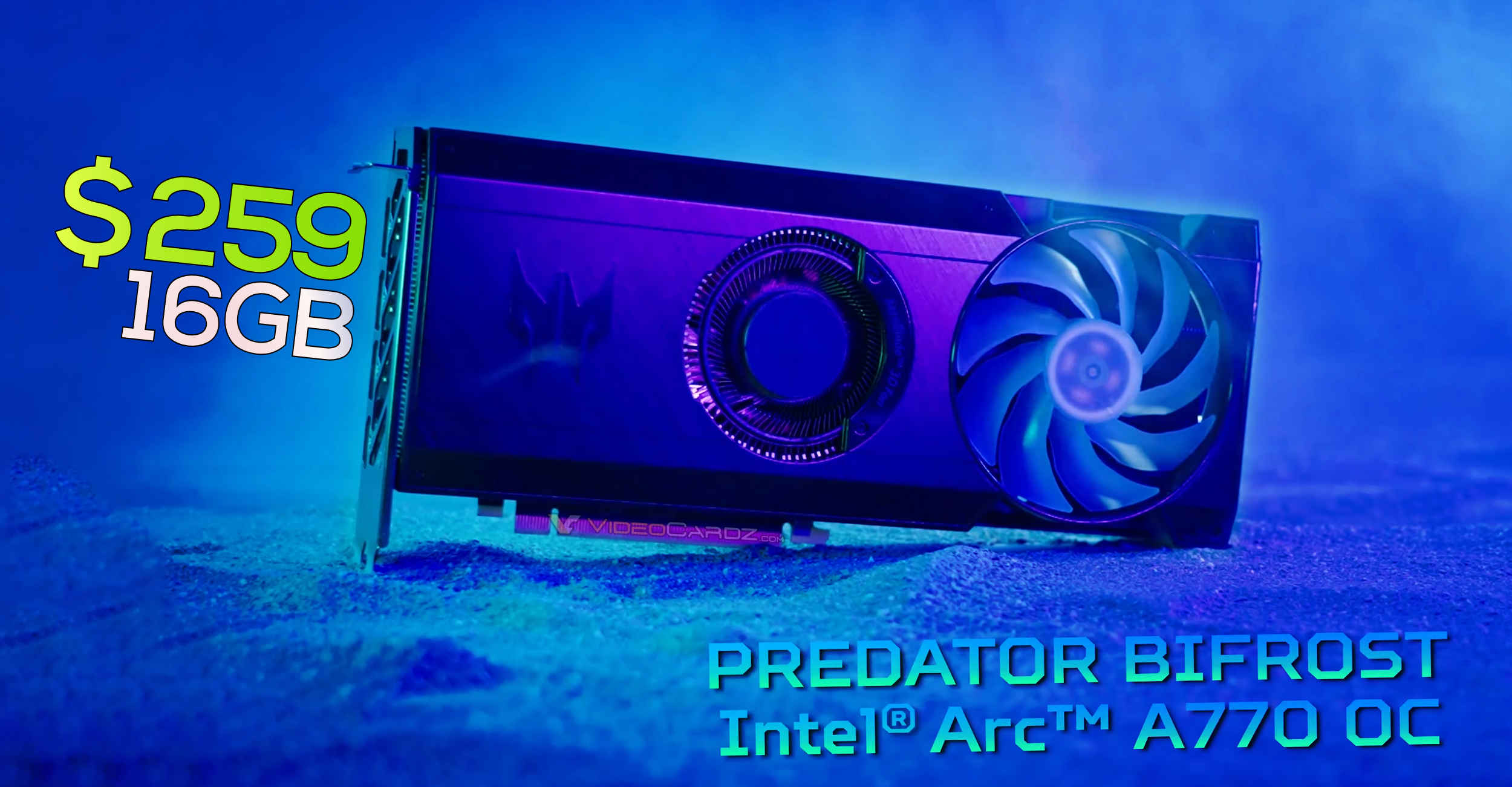 "Massive Price Drop: Acer Arc A770 Predator BiFrost GPU with 16GB VRAM Now Only $259"