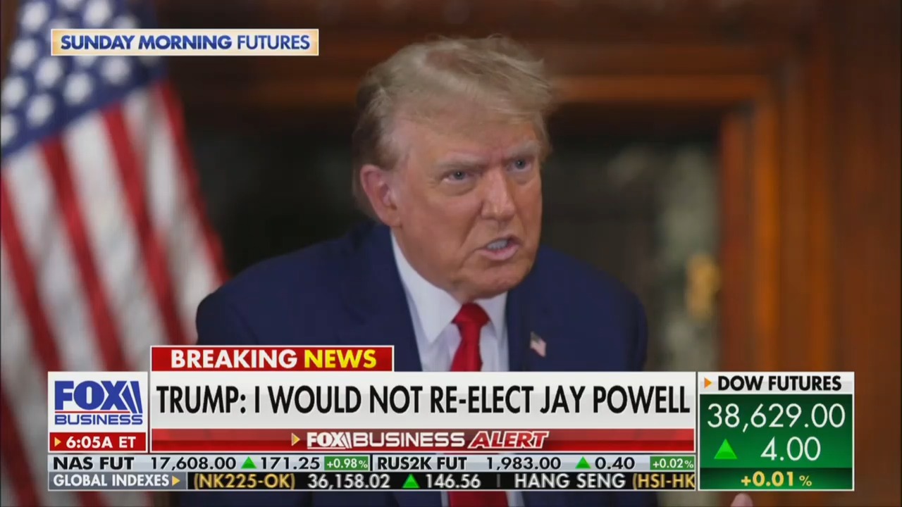 "Trump Accuses Fed Chair Powell of Political Motives to Aid Democrats"