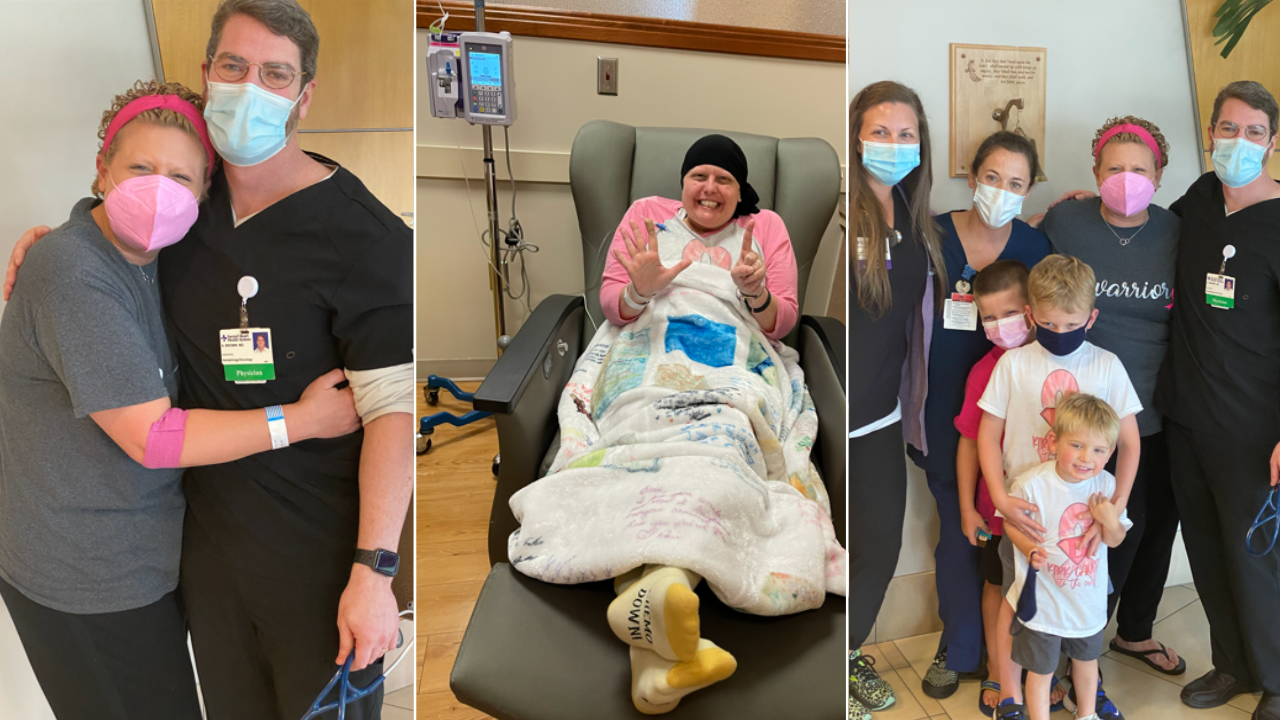 Featured image for Gulf Breeze Teacher Celebrates End of 18 Chemo Rounds