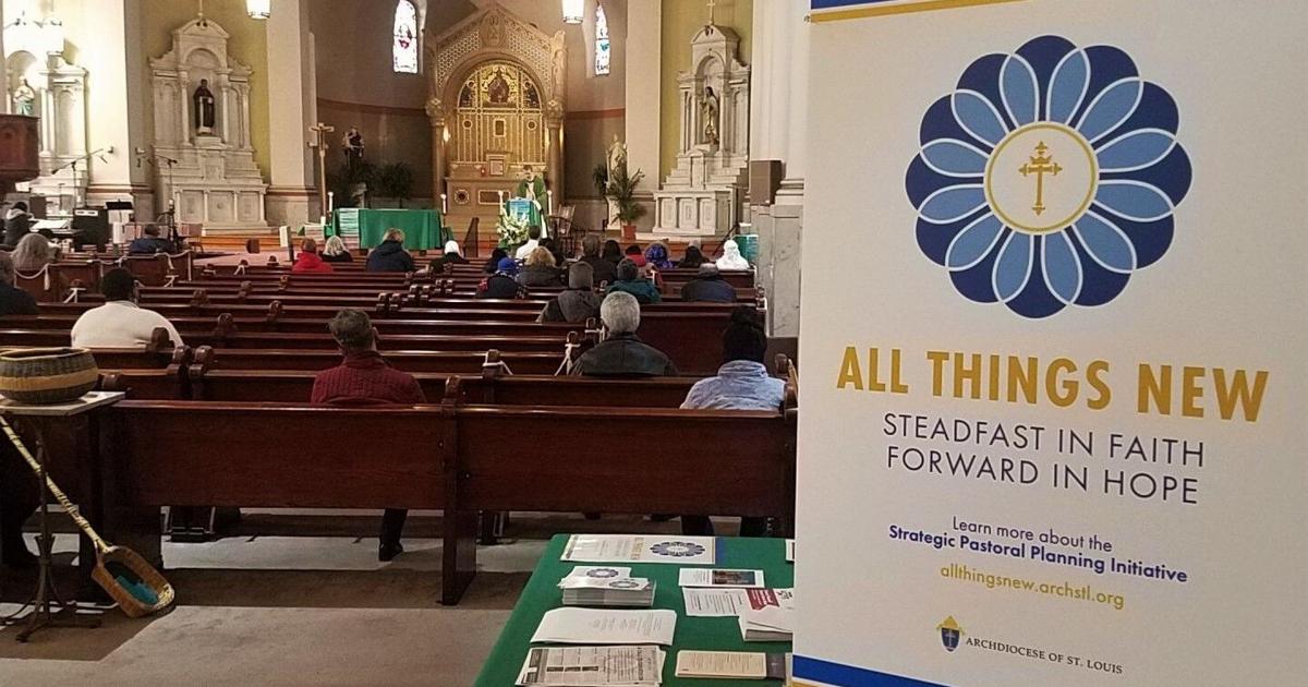Catholic parishes to close or merge in St. Louis Archdiocese.