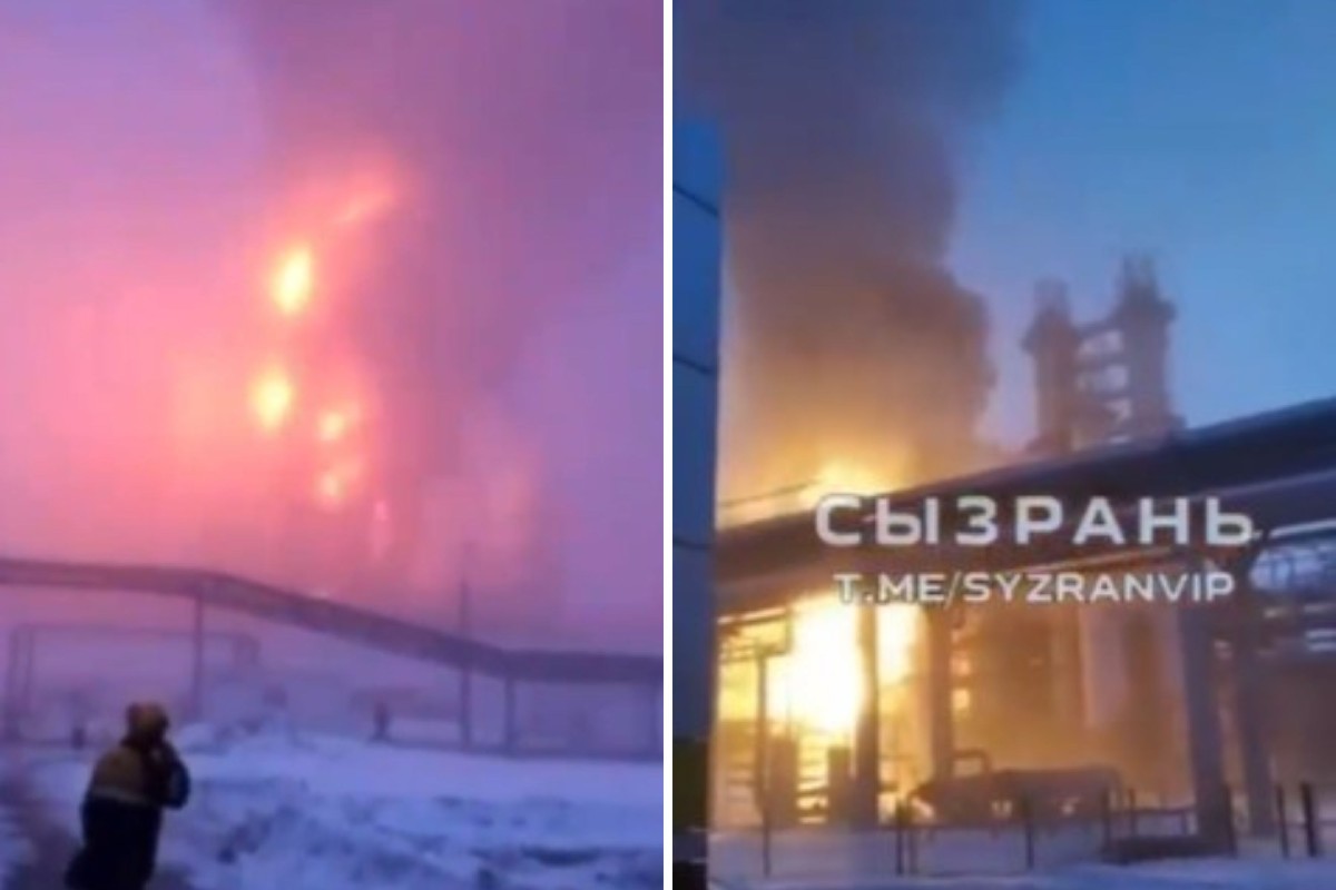 "Ukraine's Drone Attacks Shake Russia: Sixth Oil Refinery Explosion and Moscow Airport Targeted"