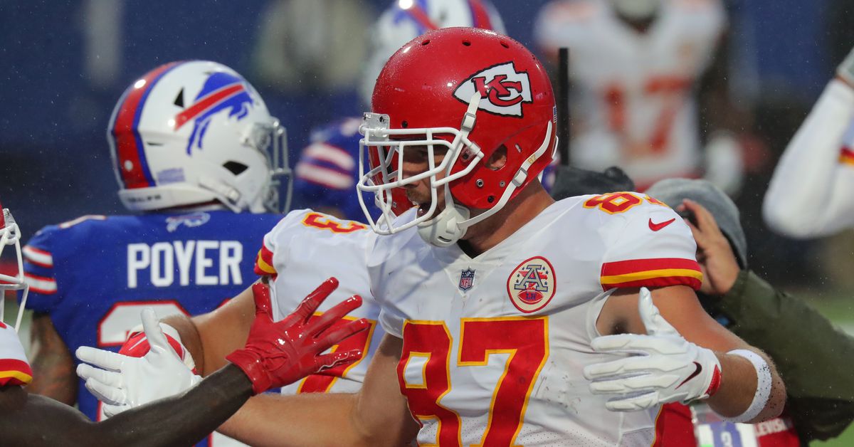 Featured image for Travis Kelce and Bills Mafia: Showdown in the Buffalo Cold