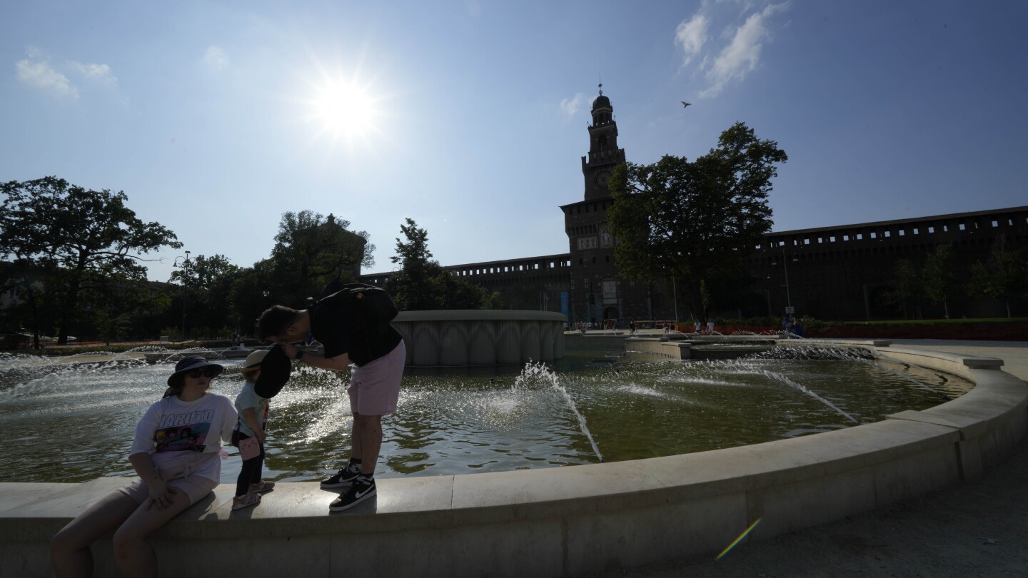 Europeans Seek Relief as Heat Wave Sweeps Across the Continent