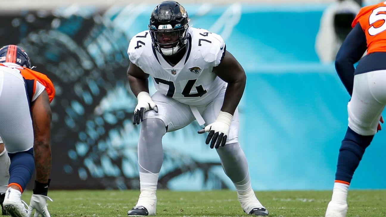 Featured image for Jaguars' LT Cam Robinson to Face PED Suspension, Reports Say