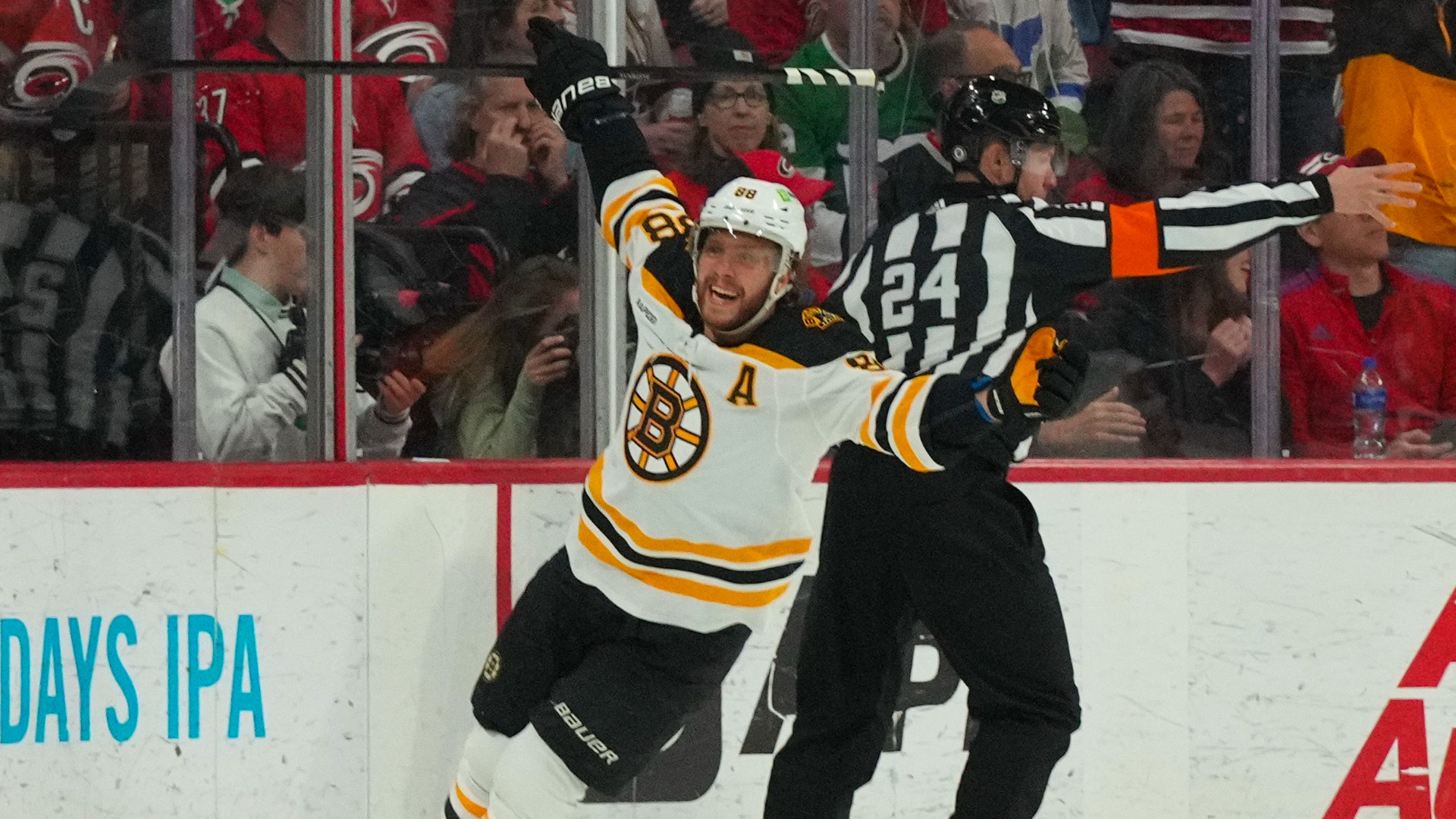 David Pastrnak Joins Elite Bruins Group with 50th Goal, Twitter Reacts.
