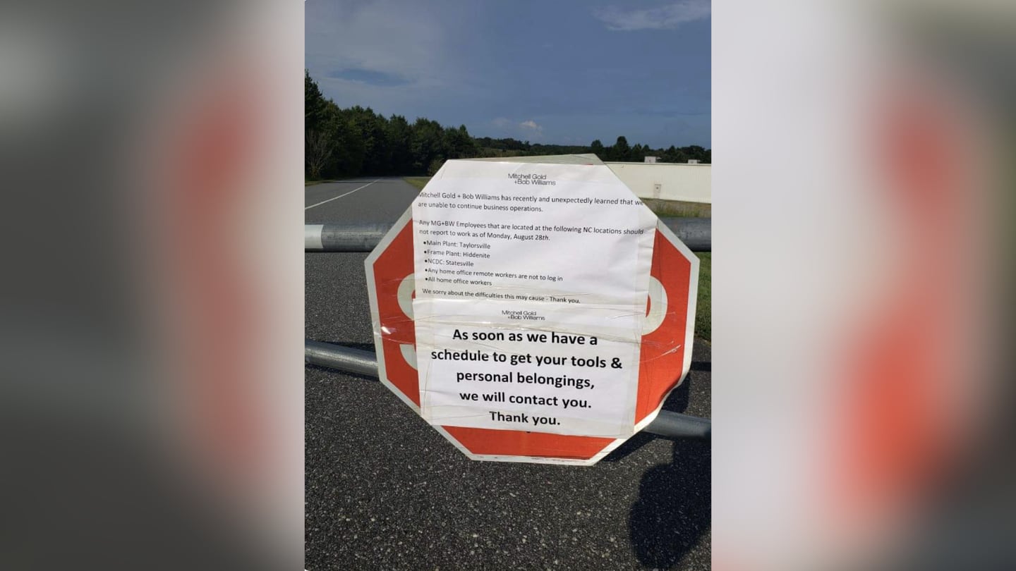 Featured image for "Mass Layoffs and Plant Closures: Mitchell Gold + Bob Williams Shuts Down Operations"