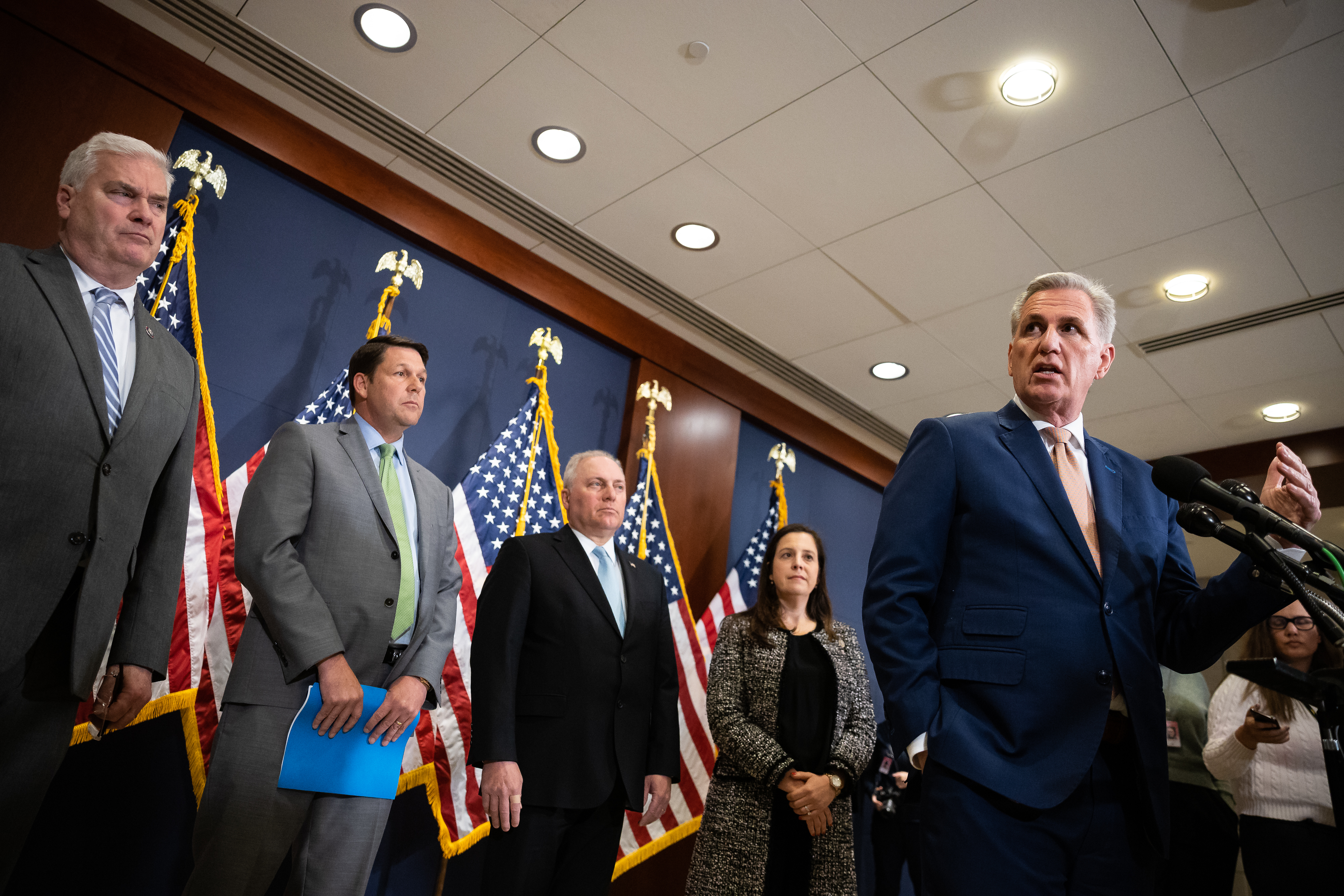 McCarthy faces tests of GOP unity on agenda, spending cuts, and war powers.