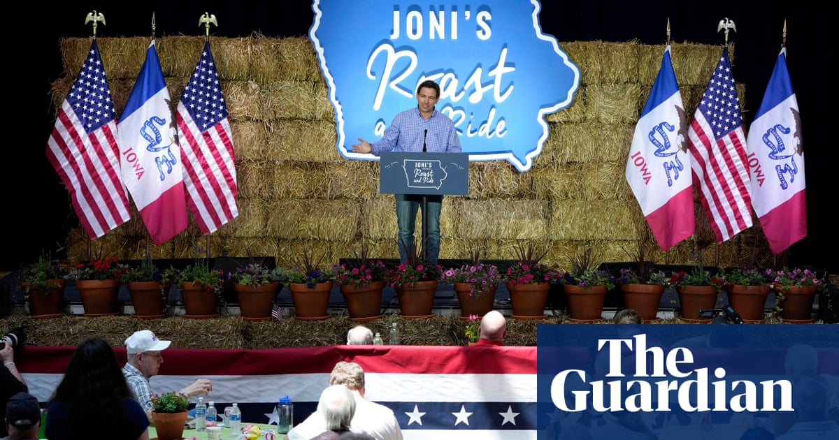 "Roast and Ride" event showcases GOP candidates and Trump's absence.