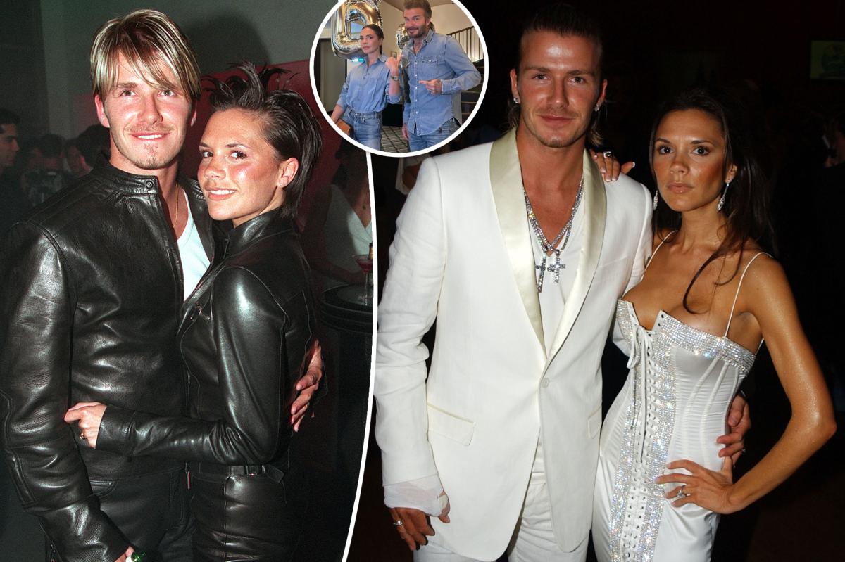 Featured image for The Beckhams' Double Denim Twinning: Who Got Dressed First?