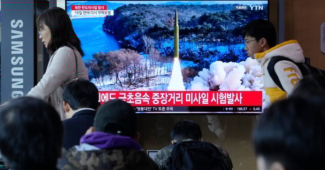 Featured image for "North Korea Conducts Test of Long-Range Ballistic Missile"