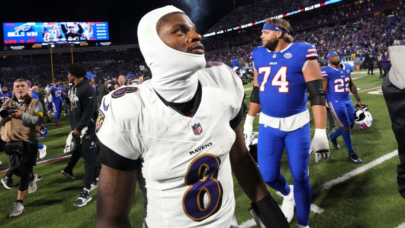 Featured image for Lamar Jackson apologizes after fan altercation during Ravens-Bills game