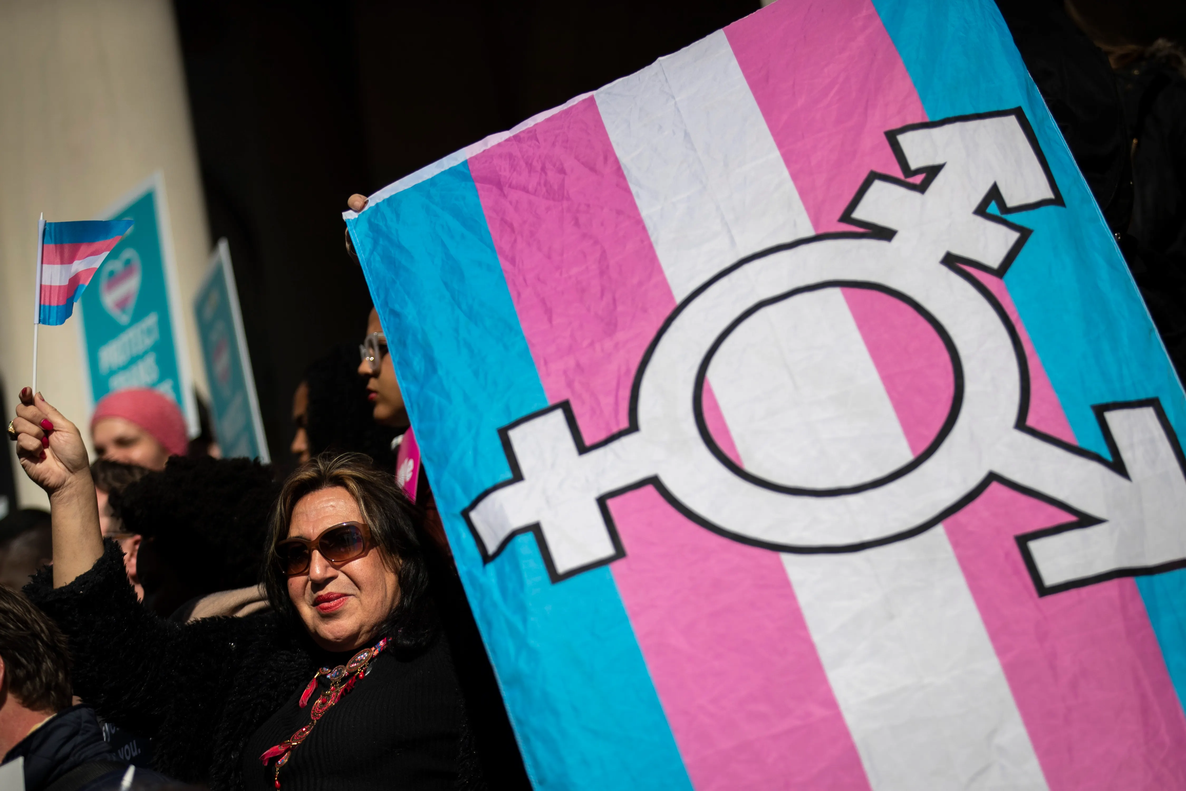 Republicans push for transgender sports ban in schools and federally funded women's sports.
