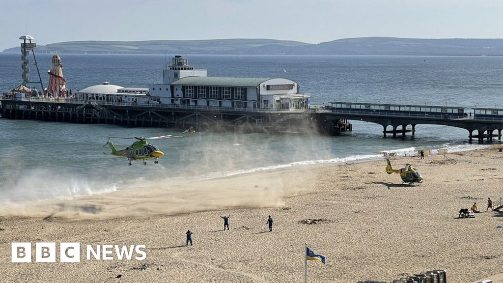 Funeral held for girl who drowned at Bournemouth beach.