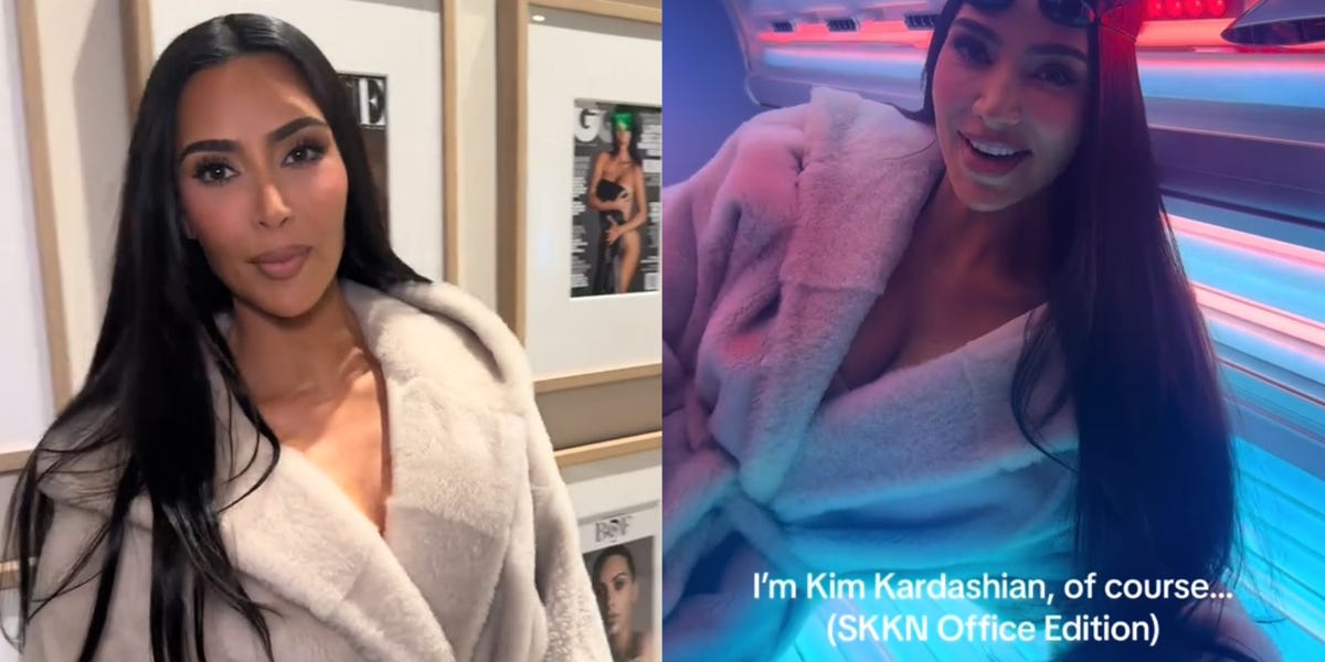"Inside Kim Kardashian's SKKN Office: Tanning Bed, 3D Brain Model, and Viral Video Tour"