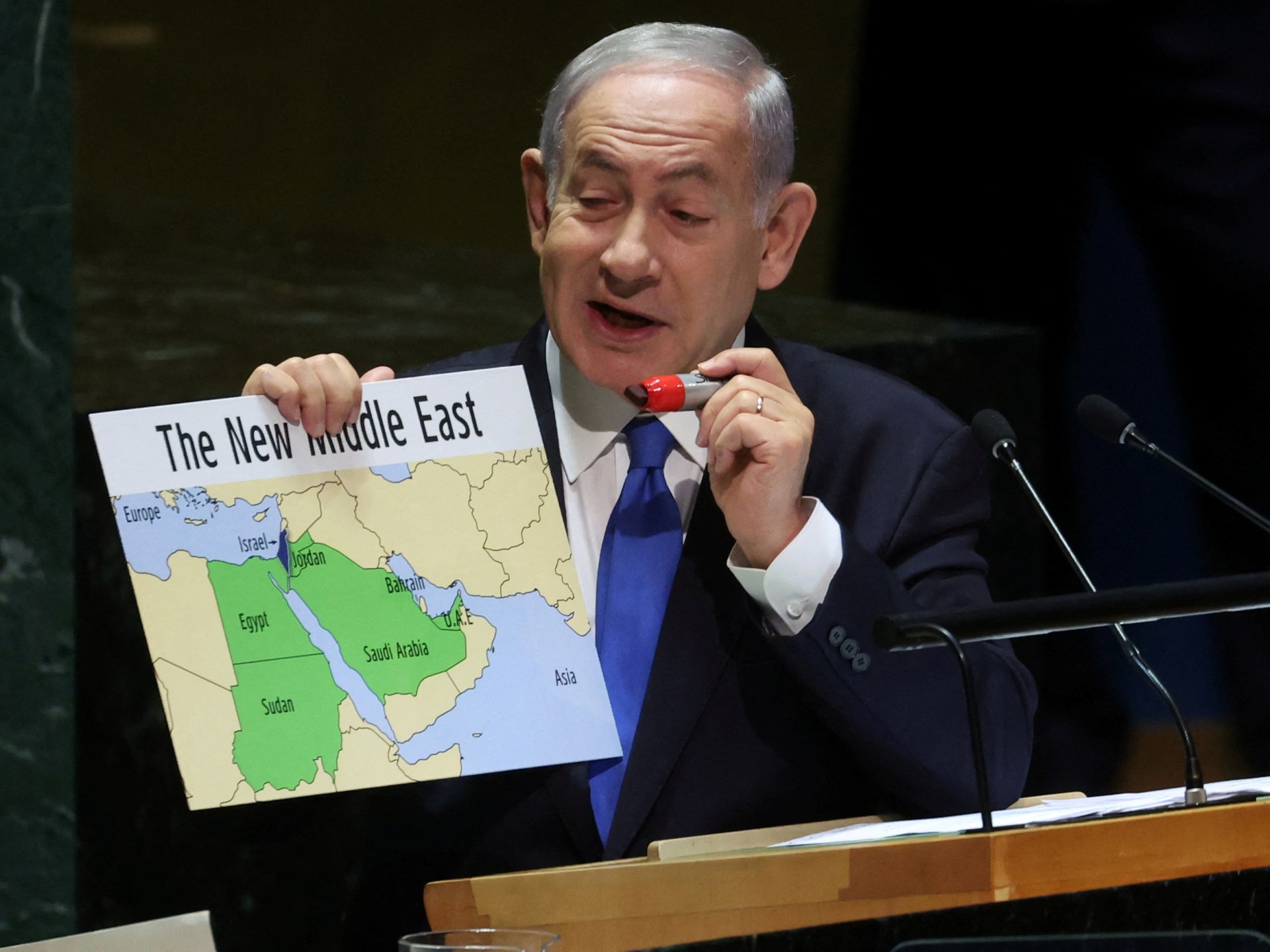 Netanyahu Urges UN: Palestinians Shouldn't Hold Veto Power over Arab-Israel Deals