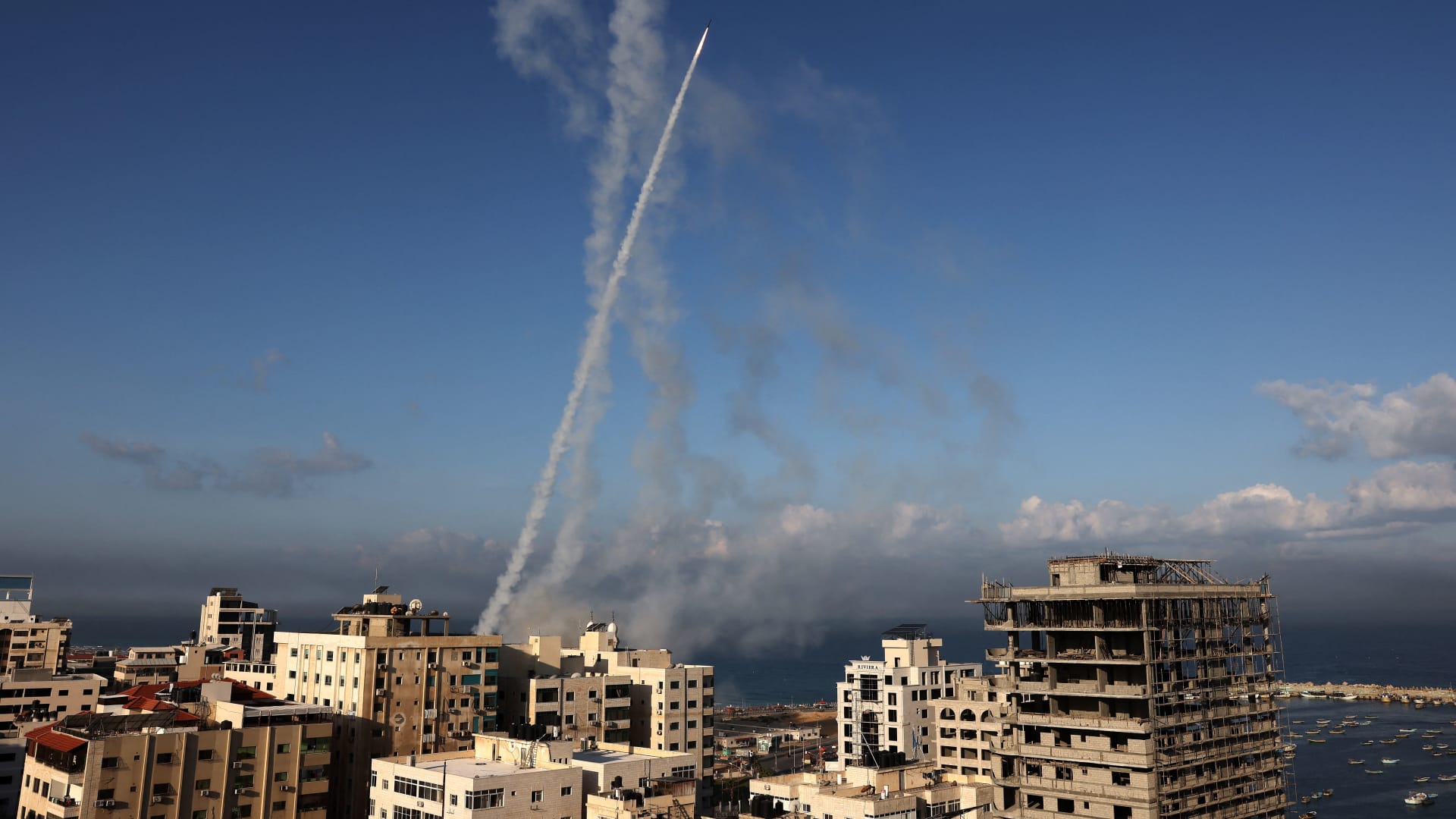 "Hamas Launches Surprise Attack on Israel: Captivating Photos Reveal Chaos"