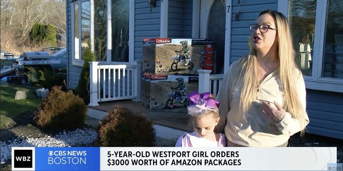 5-year-old racks up $3K Amazon bill on mom's account