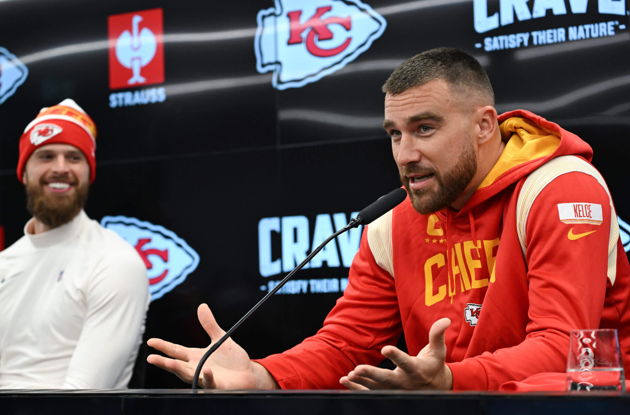 Travis Kelce Defends Harrison Butker Amid Speech Controversy