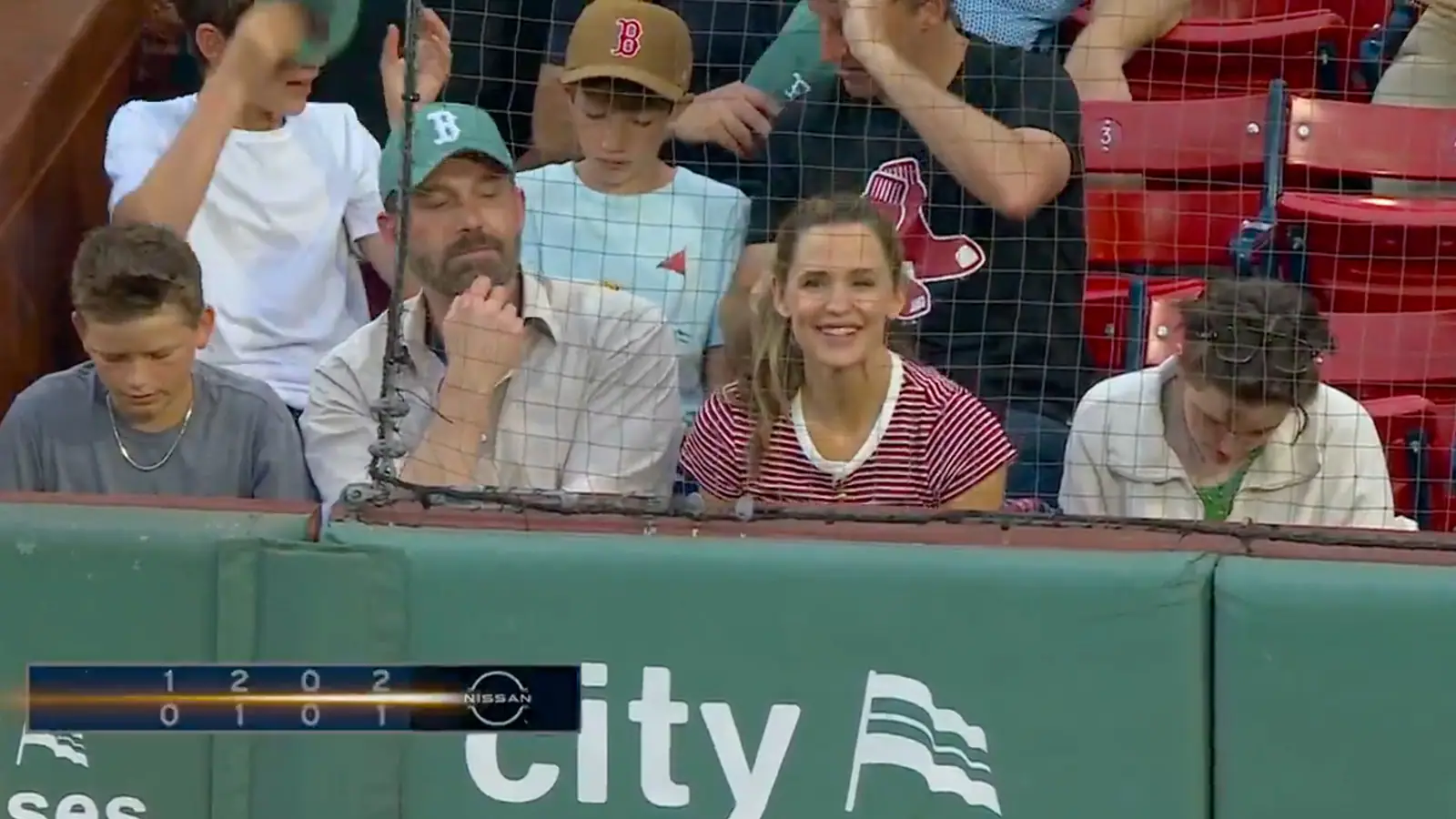 Featured image for Ben Affleck and Jennifer Garner Reunite at Red Sox Game with Family