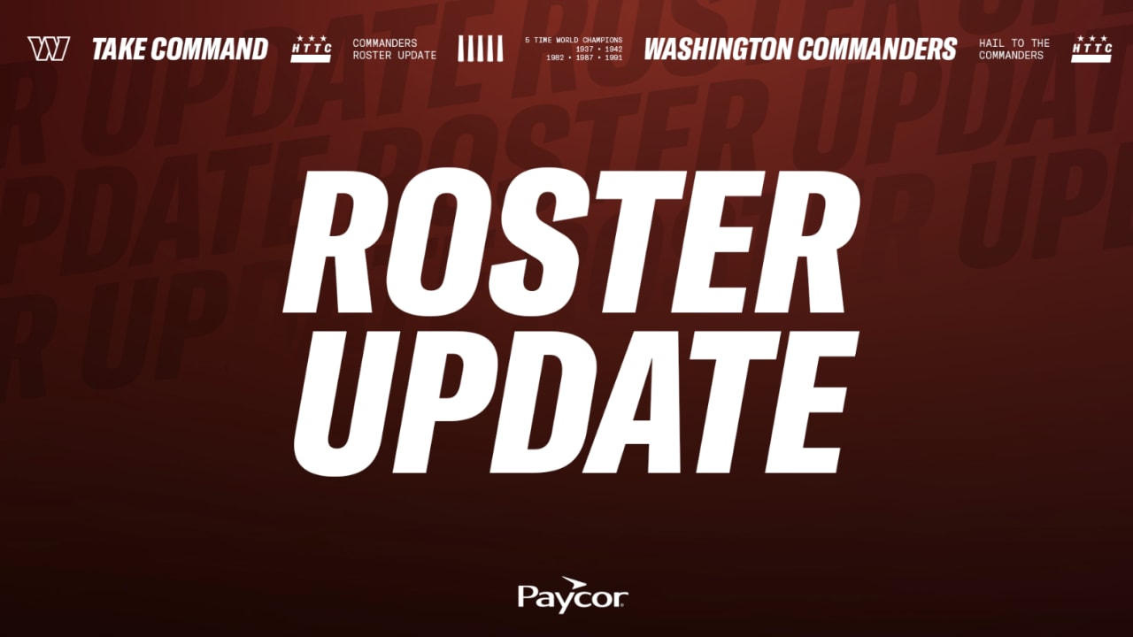 Washington Commanders Make Roster Moves, Sign Players and Place Safeties on IR