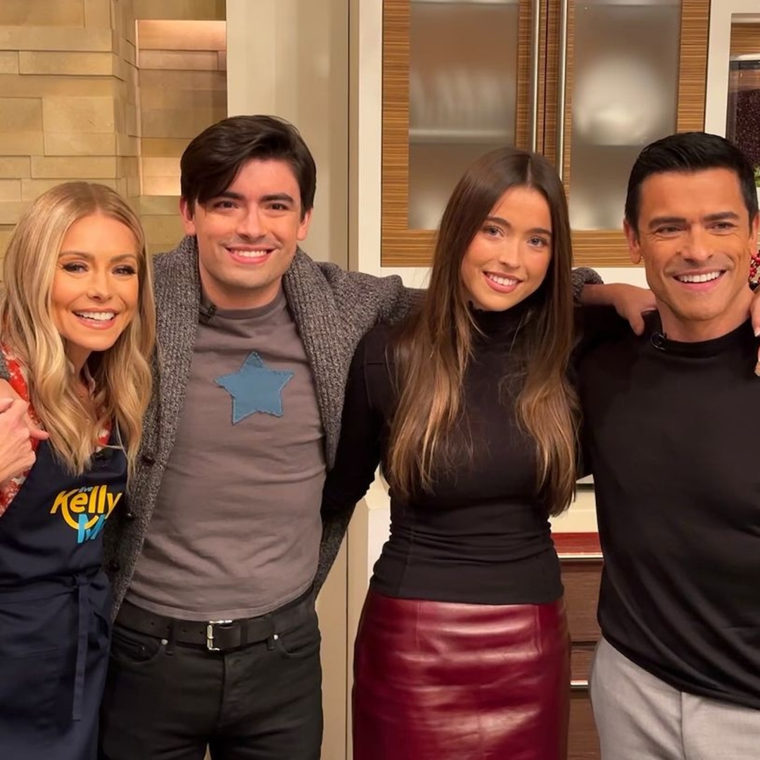Featured image for Kelly Ripa and Mark Consuelos' Kids Lola and Michael Open Up About Their Lives in Rare Appearance
