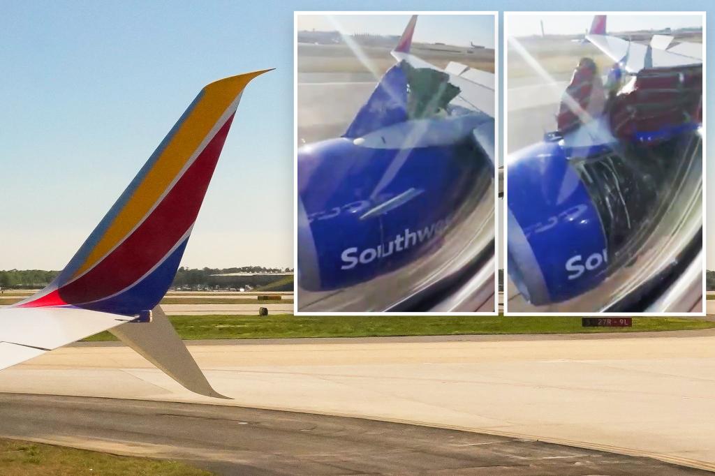 Featured image for "Southwest Pilot Declares Emergency as Engine Cover Rips Off Mid-Flight"