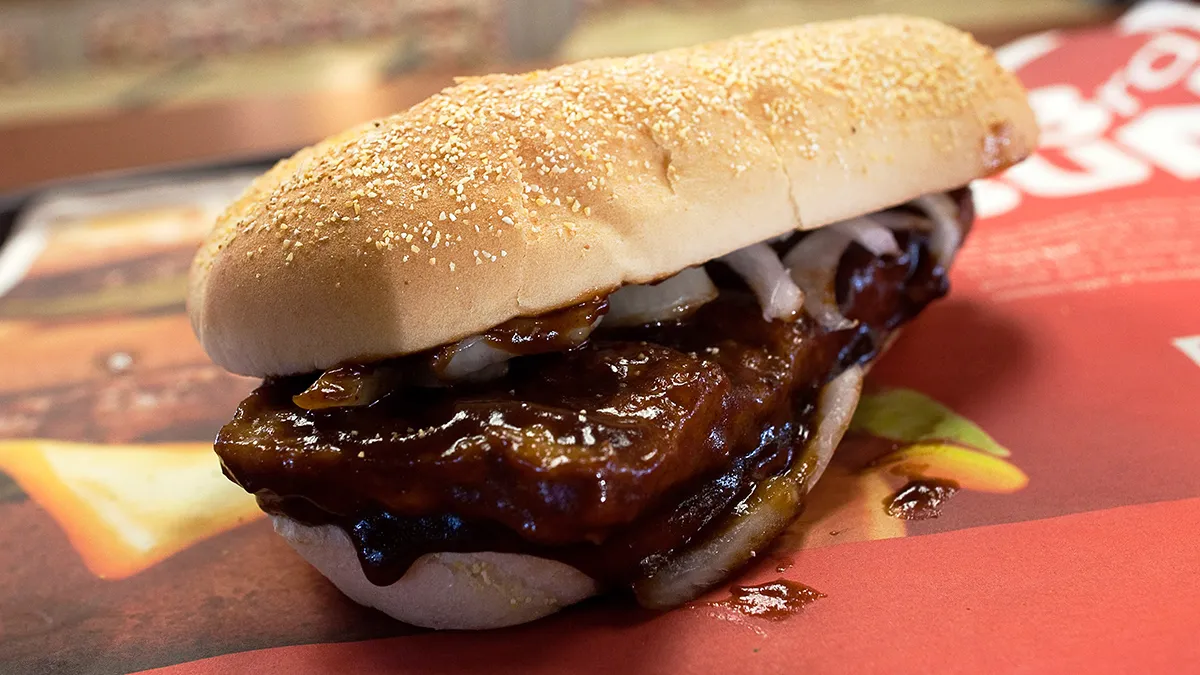 Featured image for Lawsuit Claims McDonald's McRib Contains No Rib Meat