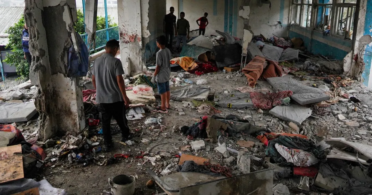 "Israeli Airstrike on Gaza UN School Kills Dozens, Including Women and Children"