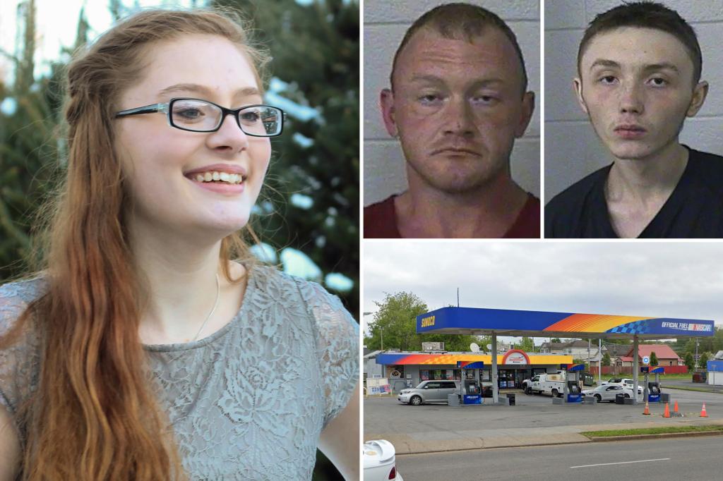 Father and son arrested for murder of Tennessee gas station clerk who texted about safety concerns.