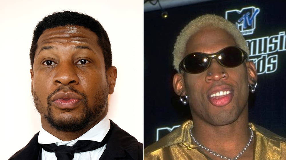 Featured image for "Jonathan Majors Removed from Dennis Rodman Movie After Assault Conviction"
