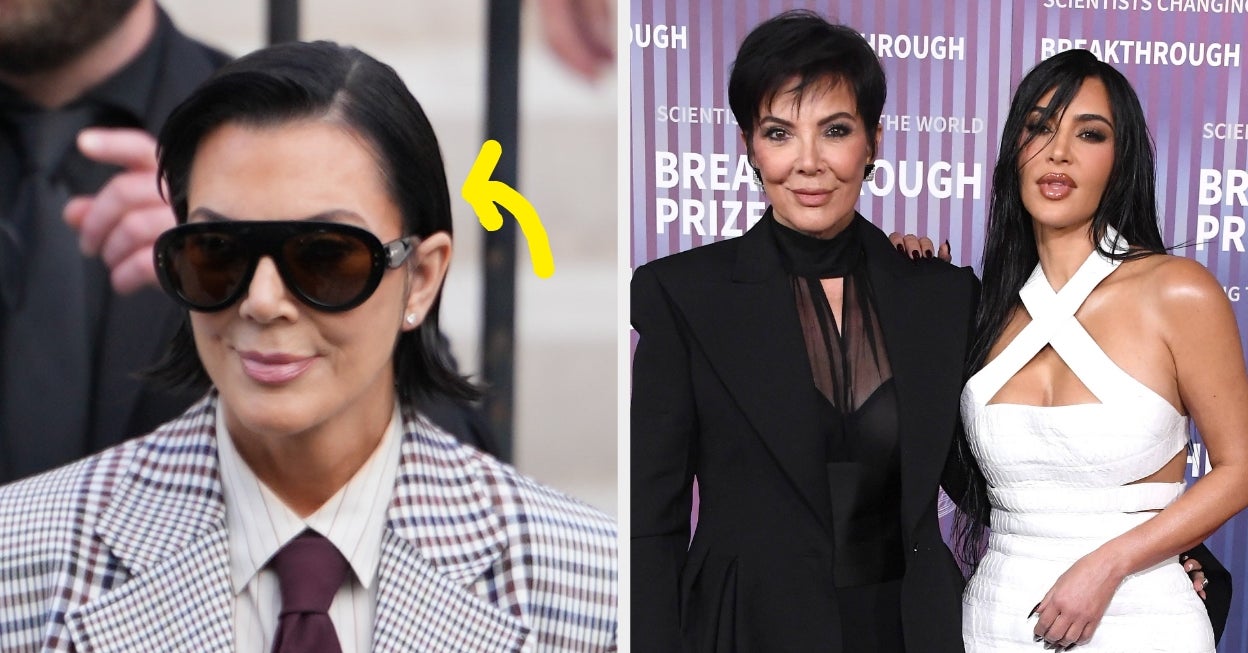 Featured image for Kim and Khloé Kardashian React to Kris Jenner's Viral New Look