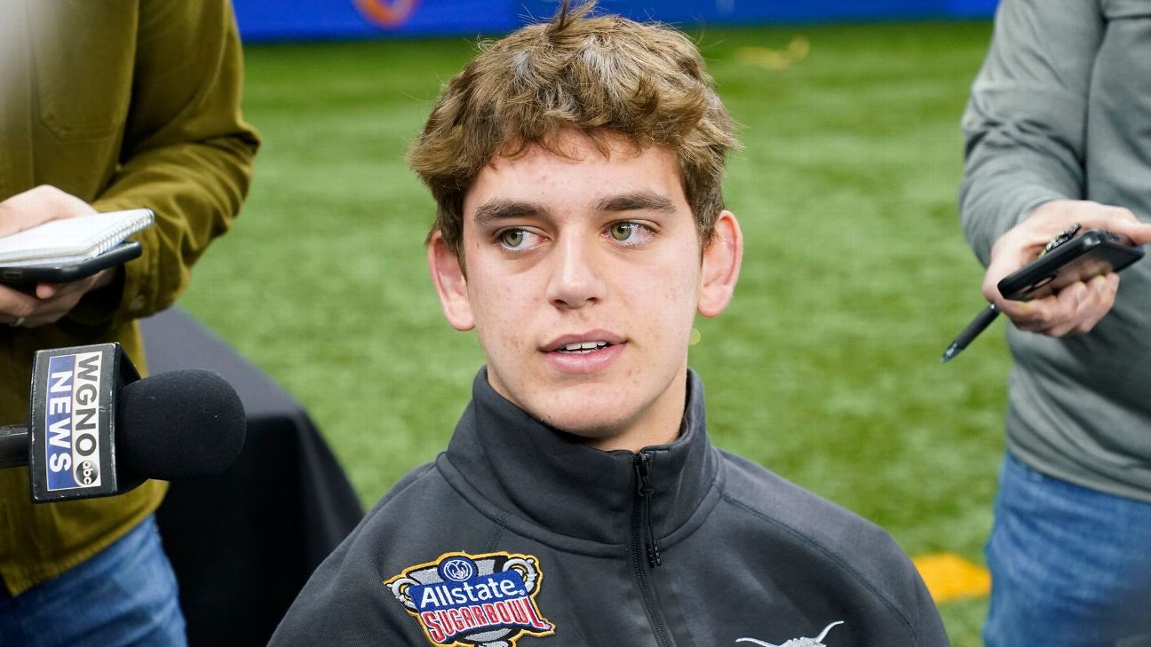 "Arch Manning's Freshman Year: Challenges, Spotlight, and Commitment to Texas"