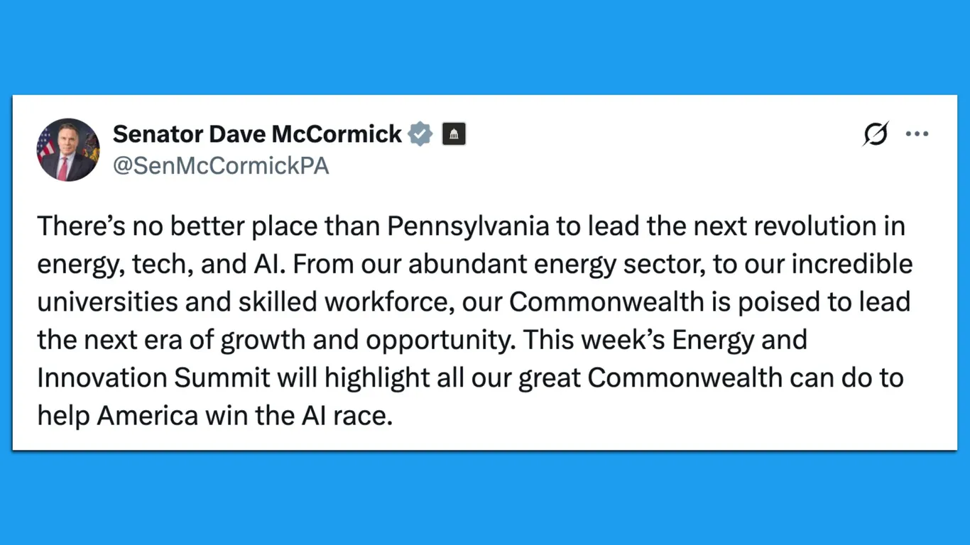 Featured image for Trump and McCormick to Highlight AI and Energy Initiatives at Pennsylvania Summit