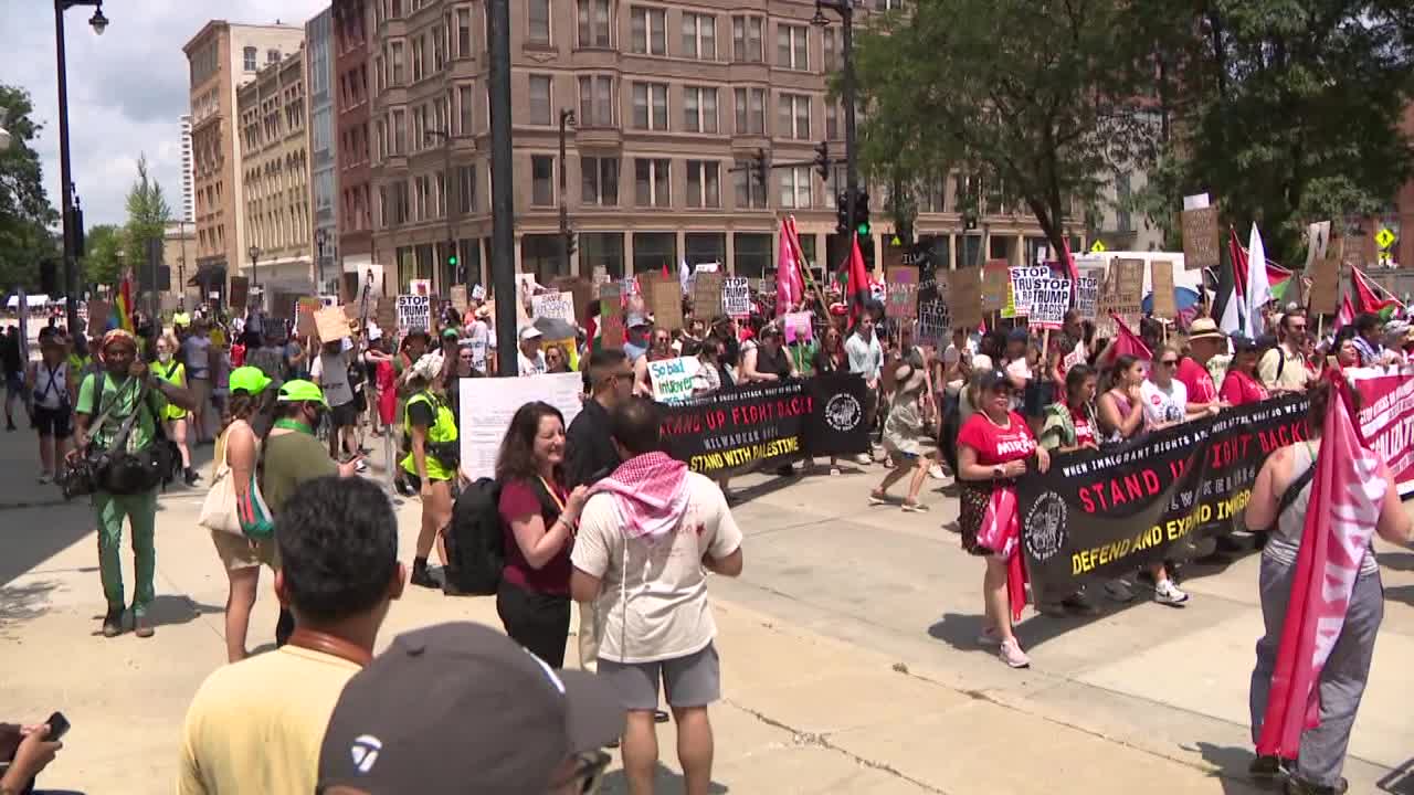 "Mass Protests Erupt in Milwaukee During RNC"